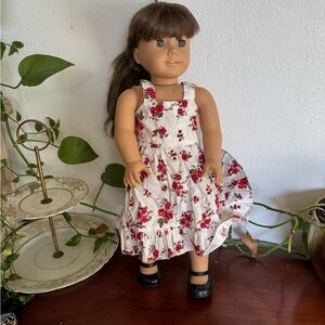 American Girl Doll with Brown Hair Blue Eyes Vintage maybe Molly
